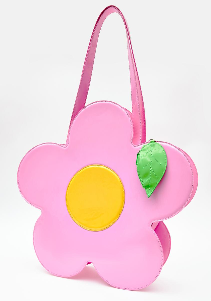 Delia s Mega Flower Tote Bag Pink Dolls Kill