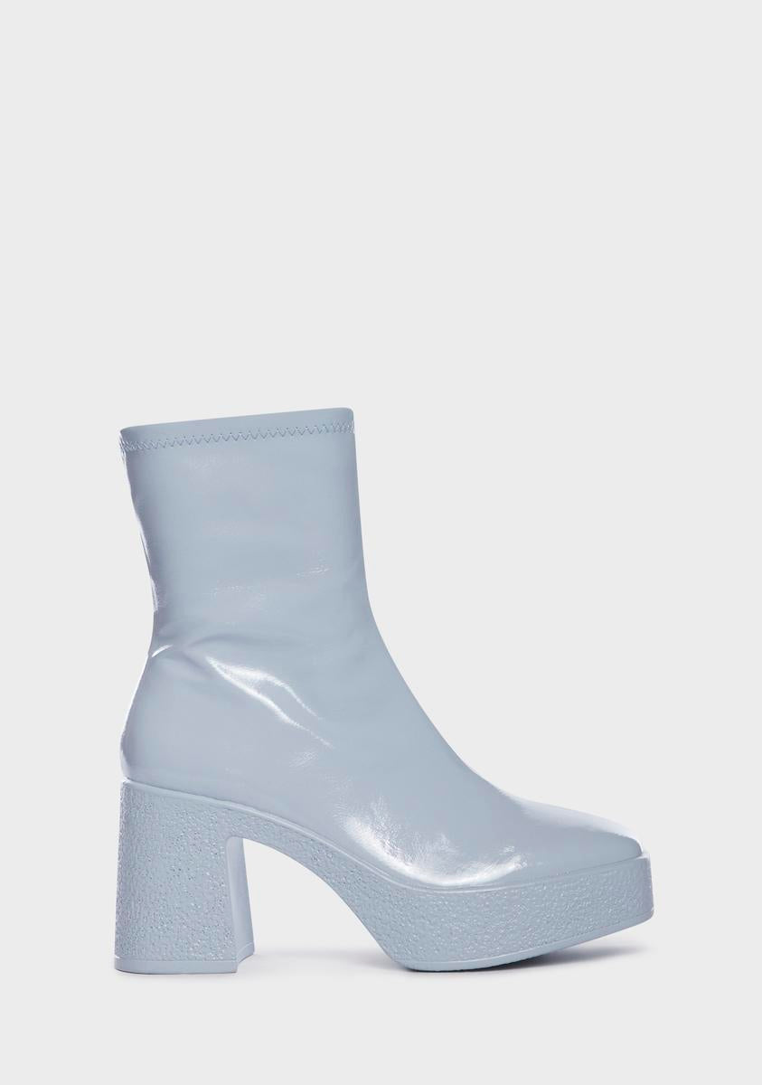 Sky Forward Fronting Heeled Boots,New Products : American Fashion Style Bags On Sale