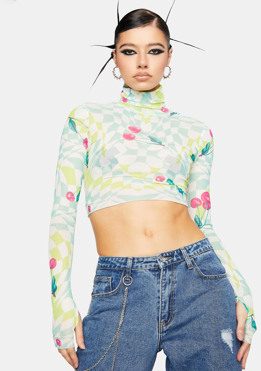 Mint Cherry Micaela Mesh Turtleneck Top AFRM,Specials : American Fashion Style Bags On Sale Mint Cherry Micaela Mesh Turtleneck Top AFRM,Specials : American Fashion Style Bags On Sale
