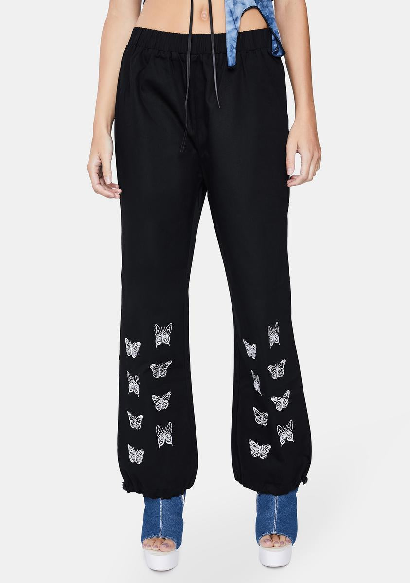Butterfly Jogger Sweatpants ZEMETA,New Products : American Fashion Style Bags On Sale