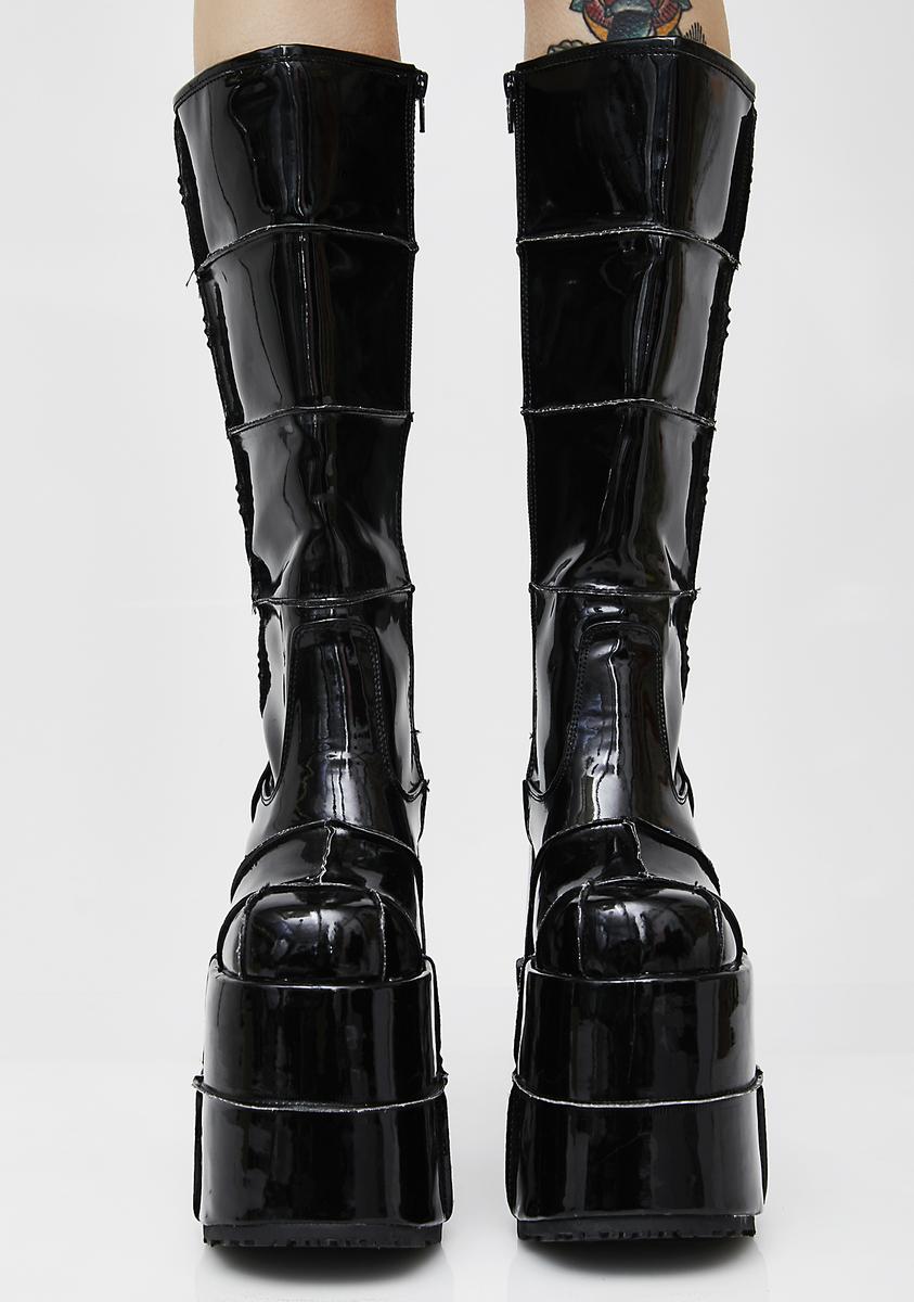 Patent Stack Platform Boots