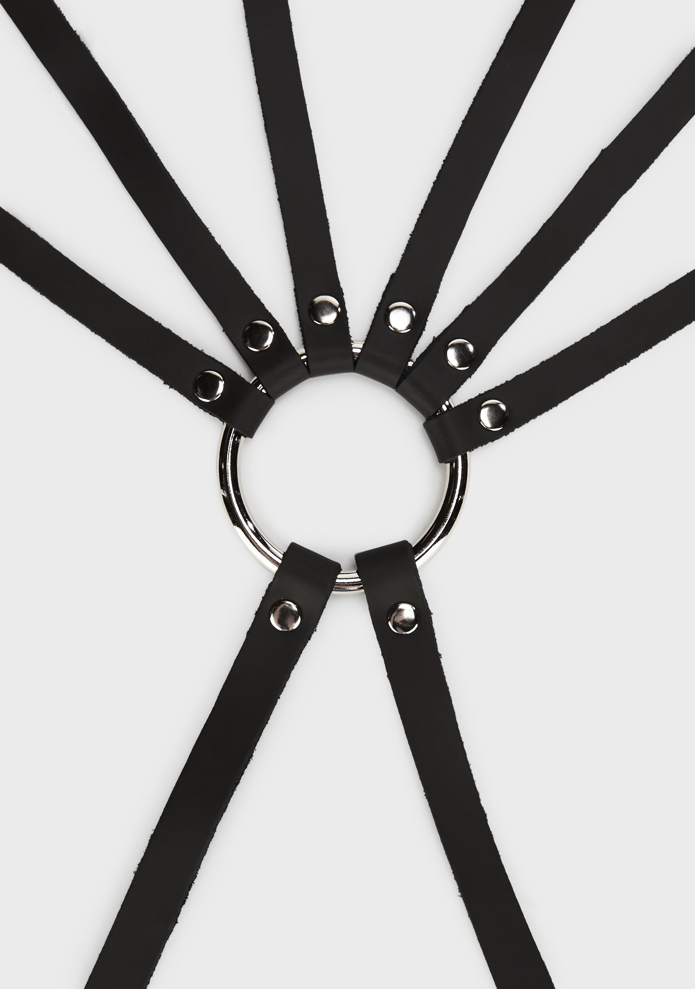 Funk Plus Strappy O Ring Body Harness - Black – Dolls Kill display picture 1