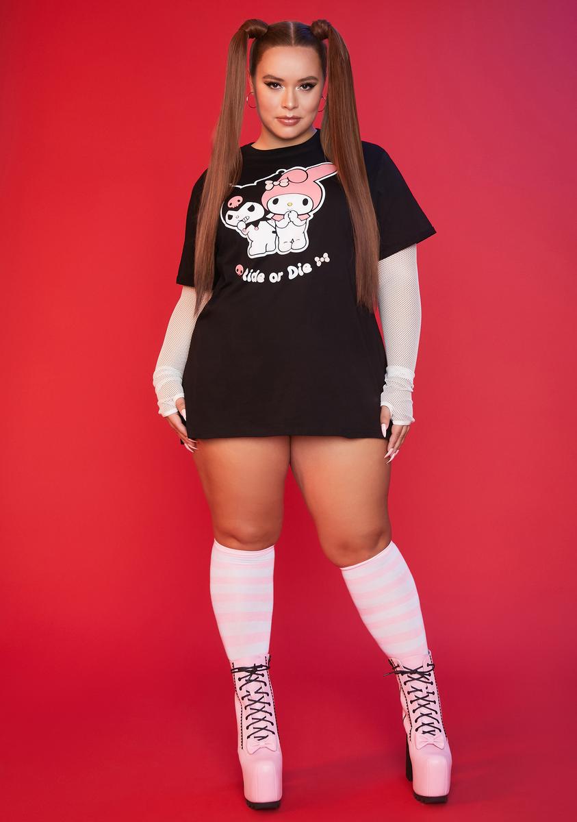 Dolls Kill x Hello Kitty Kuromi Roller Skates 9
