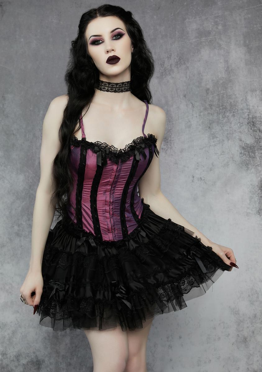 Quiet Soul Satin Corset Widow,New Products : American Fashion Style Bags On Sale