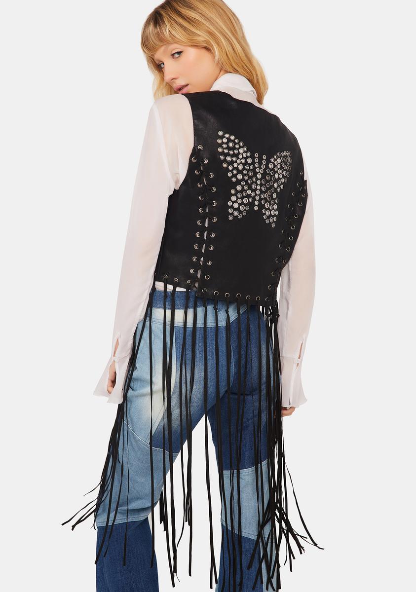Carry On Fringe Vest Current Mood,Specials : American Fashion Style Bags On Sale