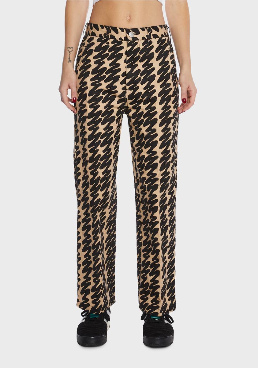 Brighton Printed Carpenter Pants Obey,New Products : American Fashion Style Bags On Sale