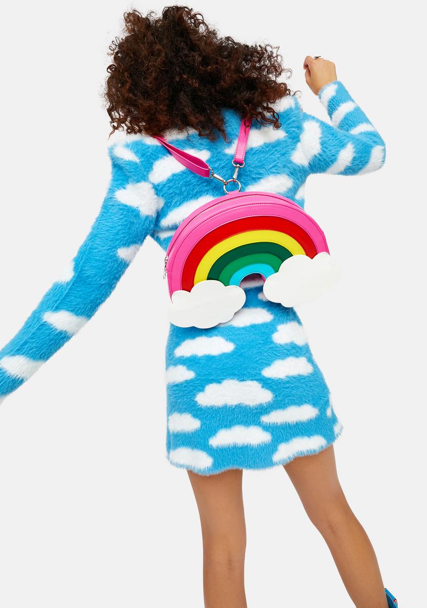 Delia’s rainbow ? backpack dELiAs Girls Middle School Girl Backpack – Rainbow Backpacks  main image 4