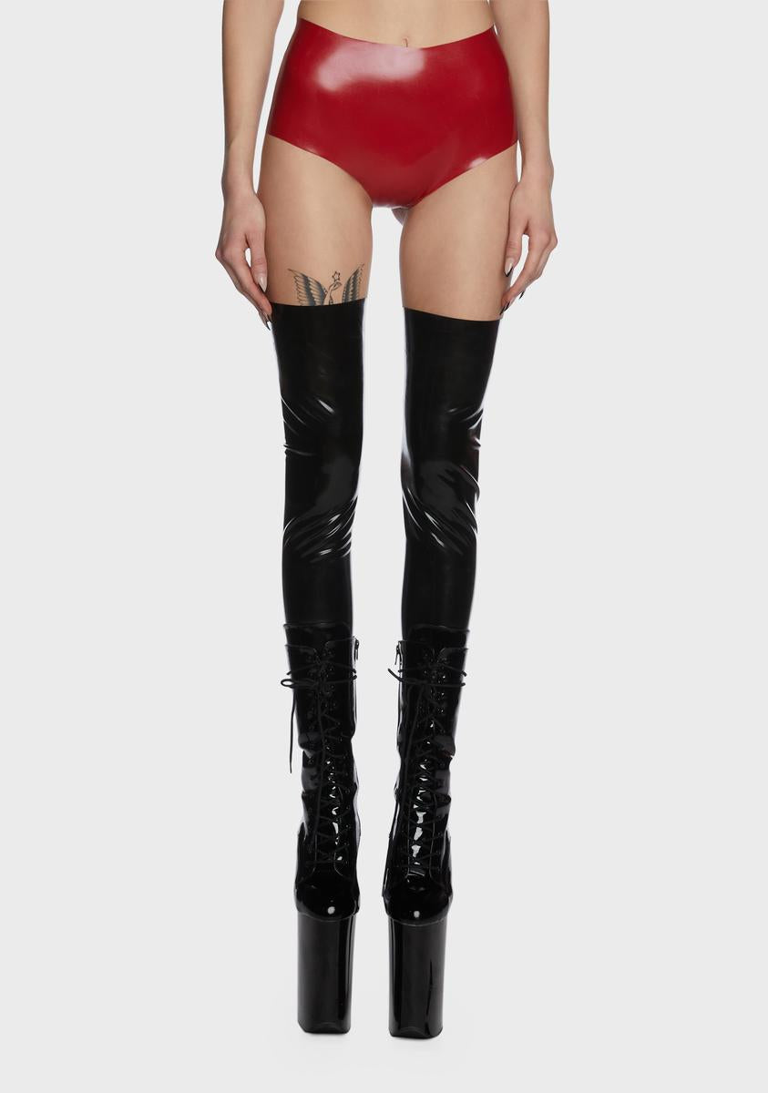 High Waist Latex Cheeky Panty Behind Closed Drawers,New Products : American Fashion Style Bags On Sale High Waist Latex Cheeky Panty Behind Closed Drawers,New Products : American Fashion Style Bags On Sale