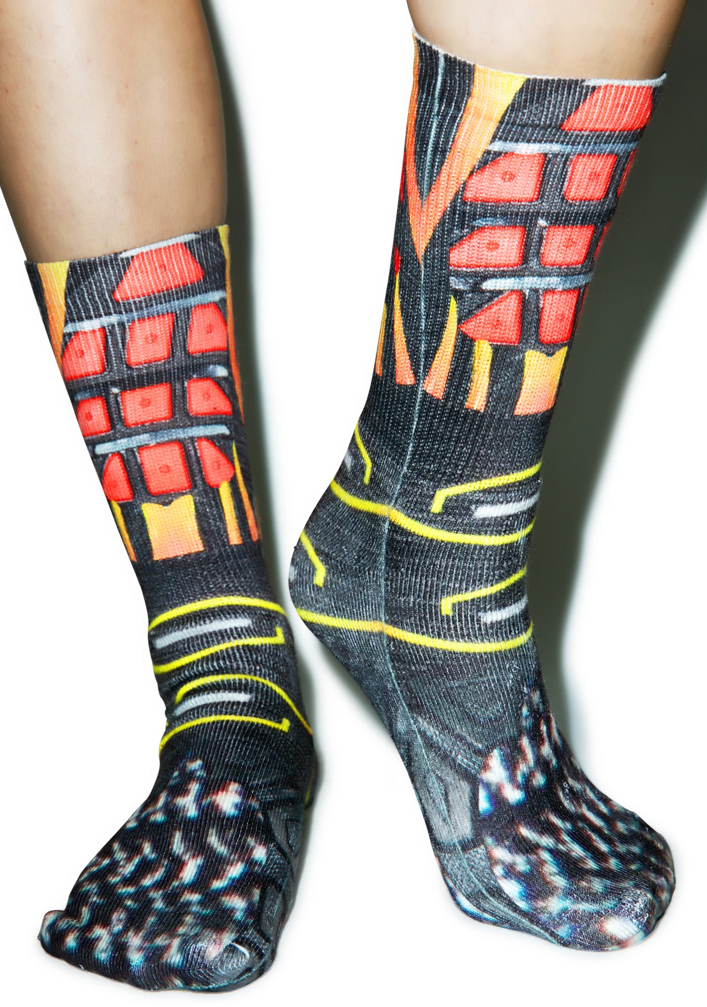 Tuned Red Socks – Dolls Kill