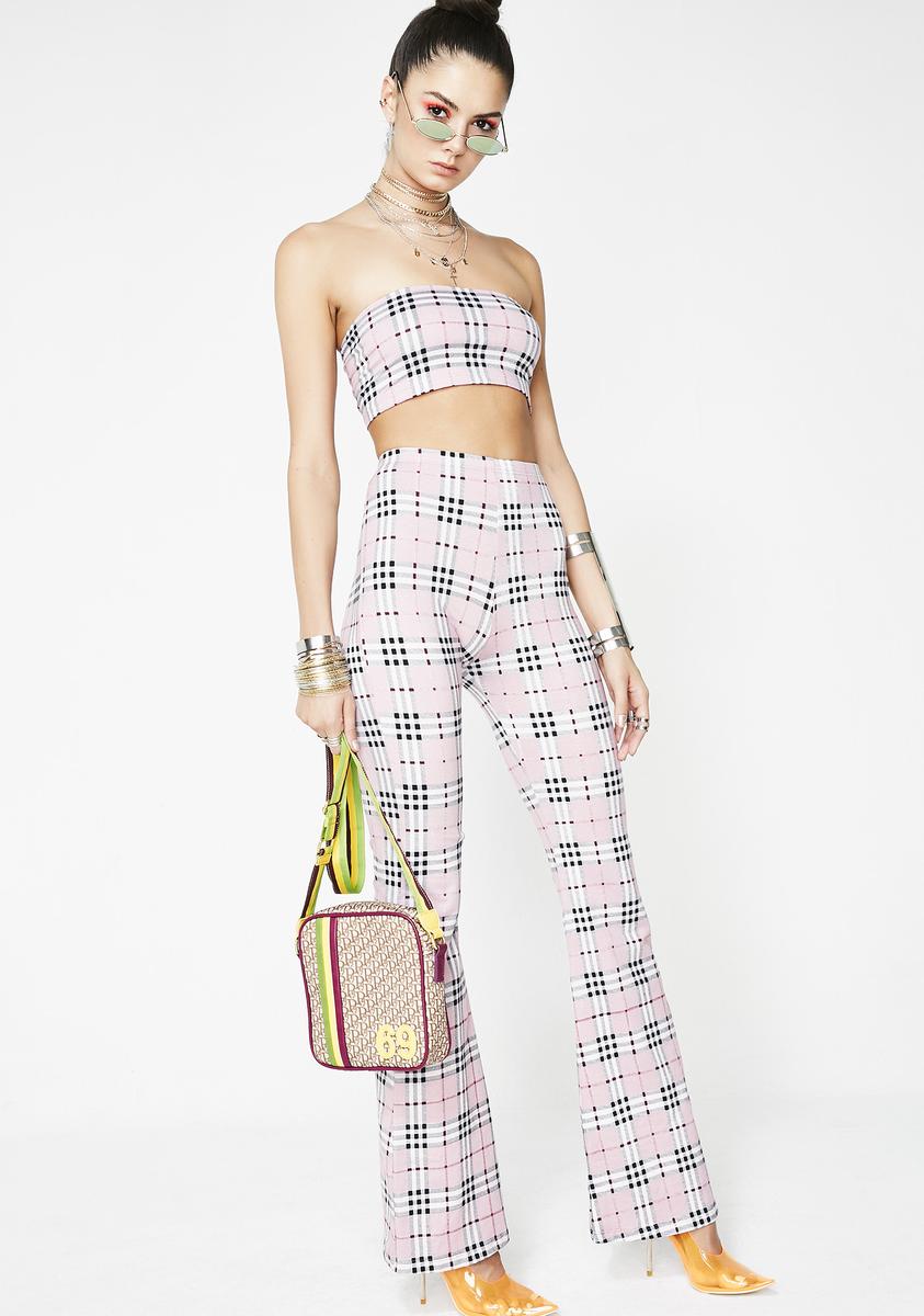 Pink Check Jeevan Twinset Dolls Kill,New Products : American Fashion Style Bags On Sale