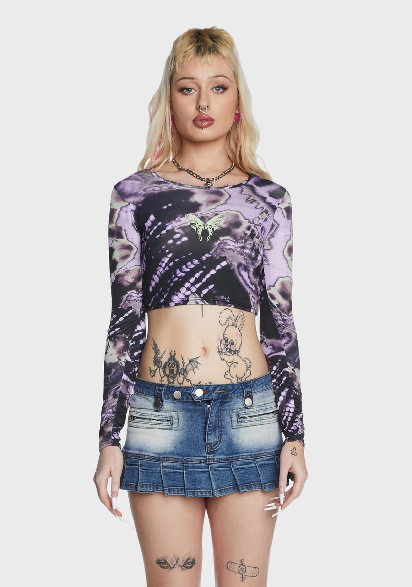 Tie Dye Butterfly Crop Top Daisy Street,New Products : American Fashion Style Bags On Sale Tie Dye Butterfly Crop Top Daisy Street,New Products : American Fashion Style Bags On Sale