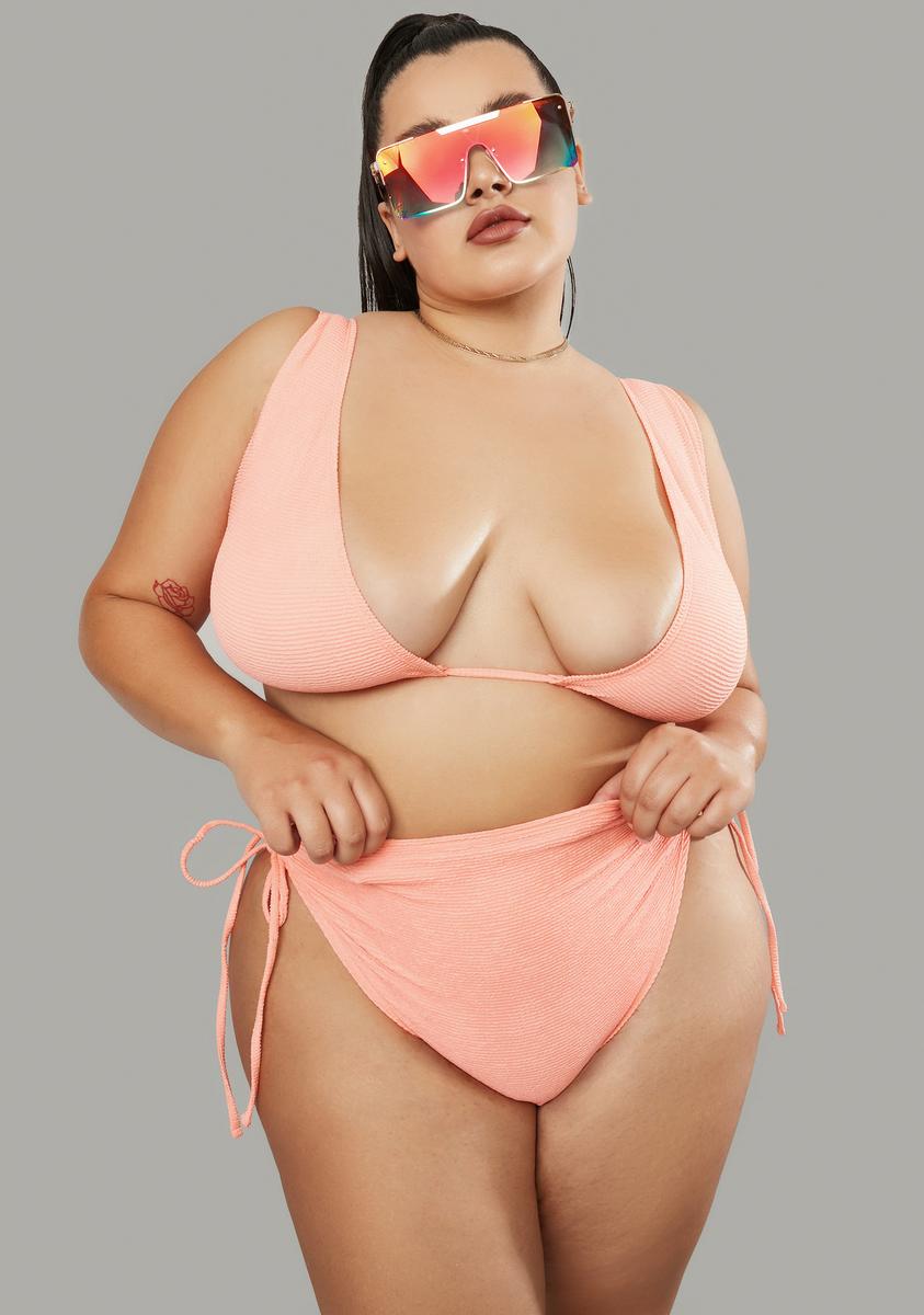 Plus Peachy Vice High Rise Bikini Set Poster Grl,Specials : American Fashion Style Bags On Sale Plus Peachy Vice High Rise Bikini Set Poster Grl,Specials : American Fashion Style Bags On Sale