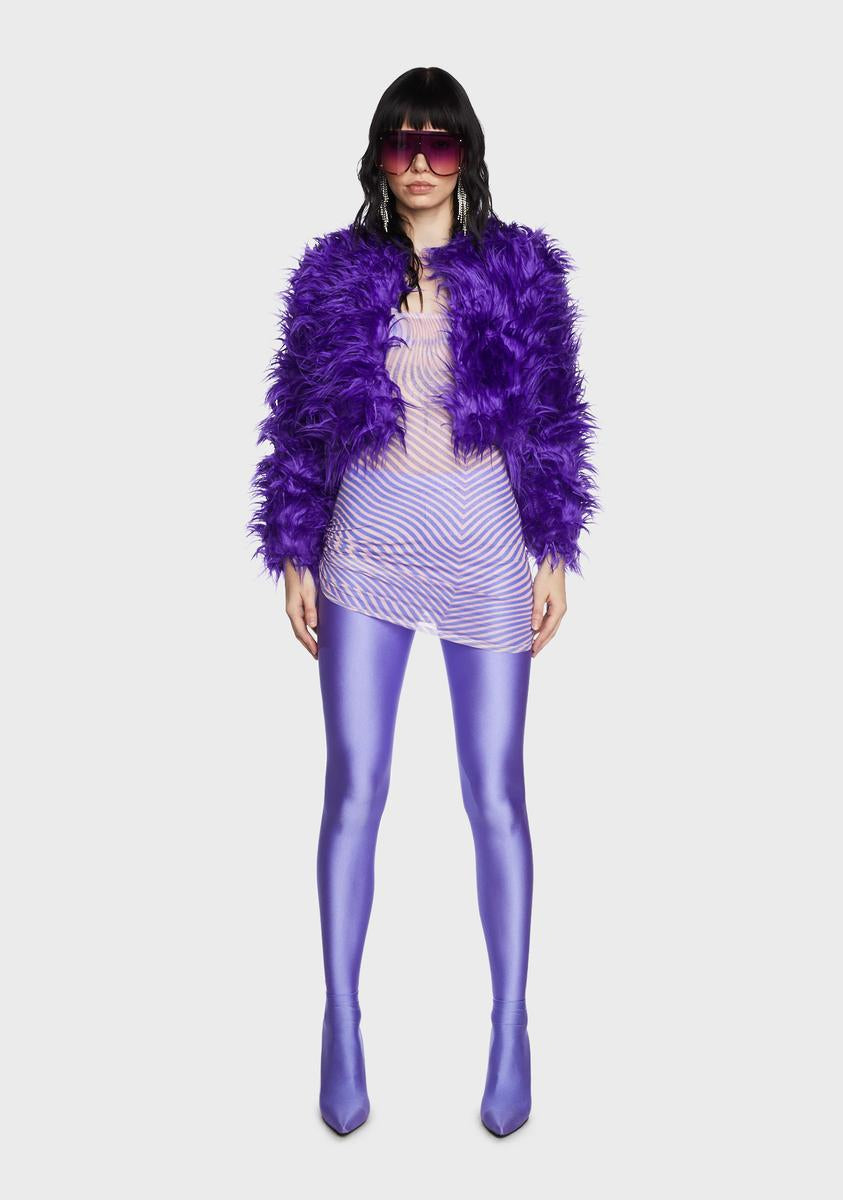 Mesh Swirl Dress Bikini Top Set - Purple/Lavender – Dolls Kill
