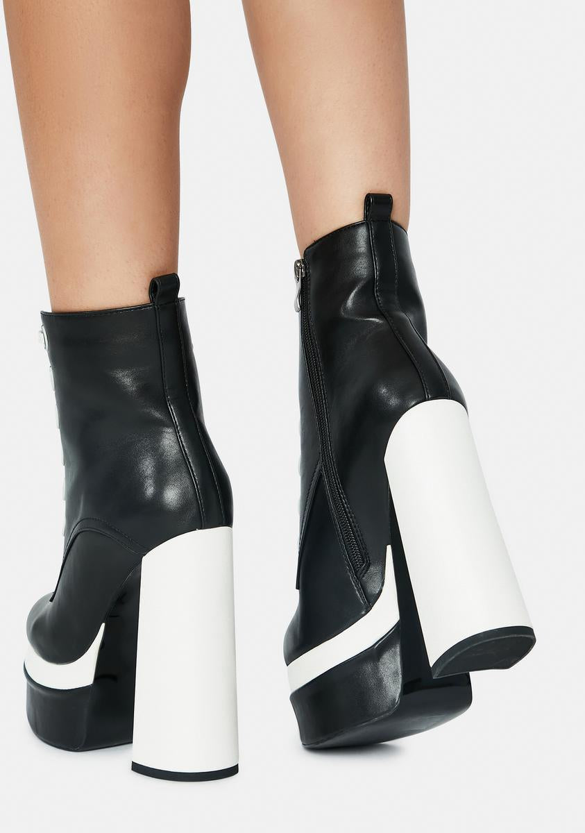 Dora platform ankle bootie deals