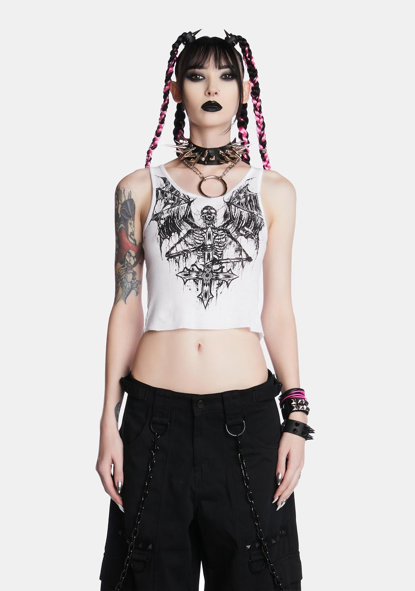 Depths Of Hell Graphic Tank Widow,New Products : American Fashion Style Bags On Sale