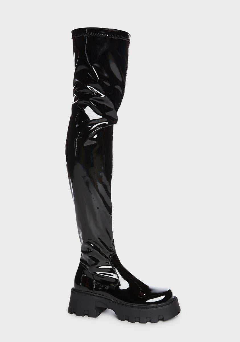 Black Milly Thigh High Boots AZALEA WANG,Specials : American Fashion Style Bags On Sale Black Milly Thigh High Boots AZALEA WANG,Specials : American Fashion Style Bags On Sale