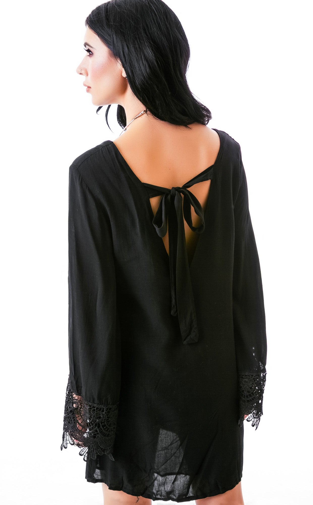 Hippy Bell Sleeve Dress – Dolls Kill
