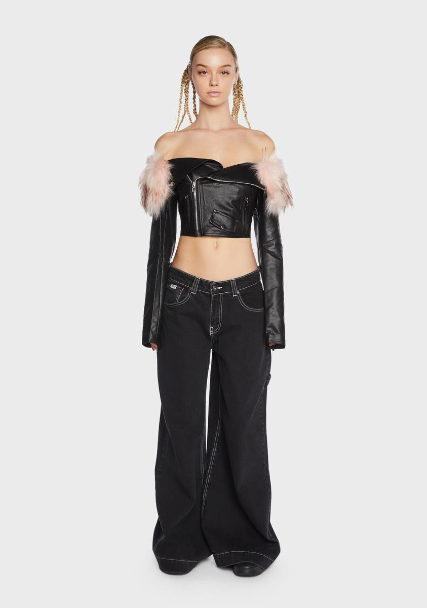 Dangerous Flirt Moto Jacket,New Products : American Fashion Style Bags On Sale