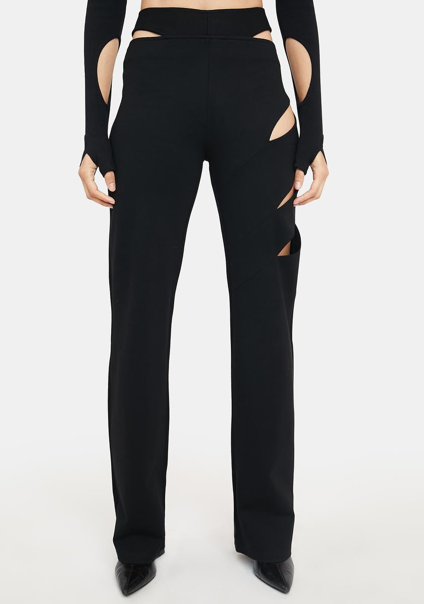 Black Speedy Pants