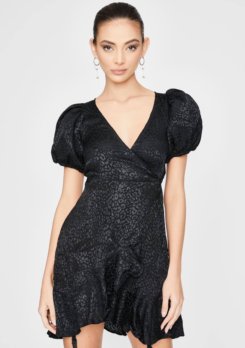 Motel Black Dolly Mini Dress – Dolls Kill