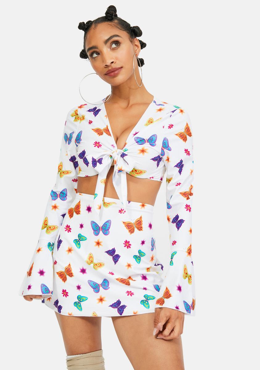 Butterfly Mesh Tie Top Treasure The Funk,All Products : American Fashion Style Bags On Sale