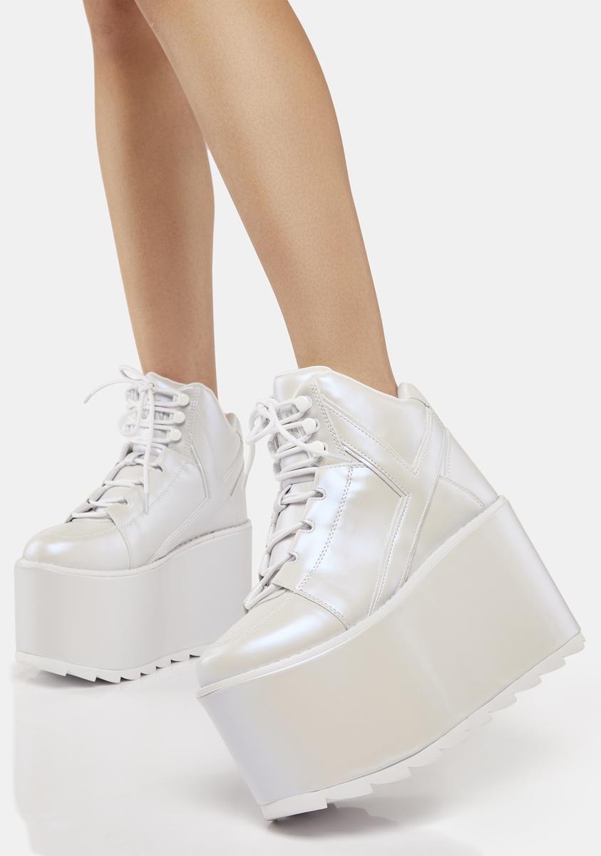 【Anyone more】Pata Platform Sneakers Amazon.com | apook Women's High Platform Punk Chunky