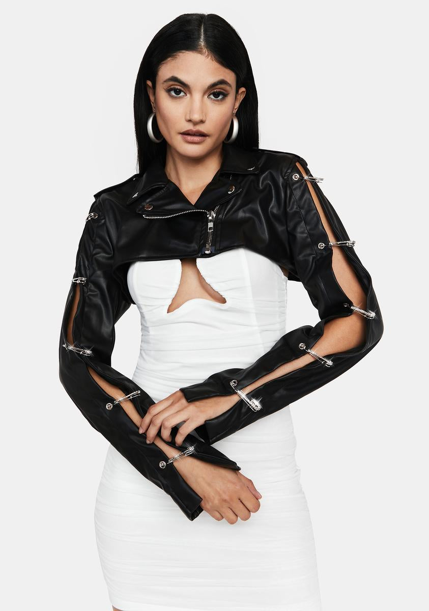 Onyx She´s Dangerous Shrug Moto Jacket,New Products : American Fashion Style Bags On Sale