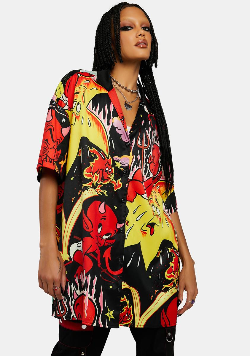 Sell Your Soul Oversized Shirt Dolls Kill x Hot Stuff Casper,Specials : American Fashion Style Bags On Sale