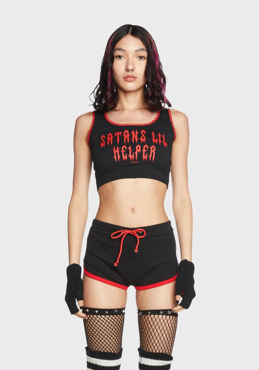 Satan´s Lil Helper Crop Top Too Fast,Specials : American Fashion Style Bags On Sale Satan´s Lil Helper Crop Top Too Fast,Specials : American Fashion Style Bags On Sale