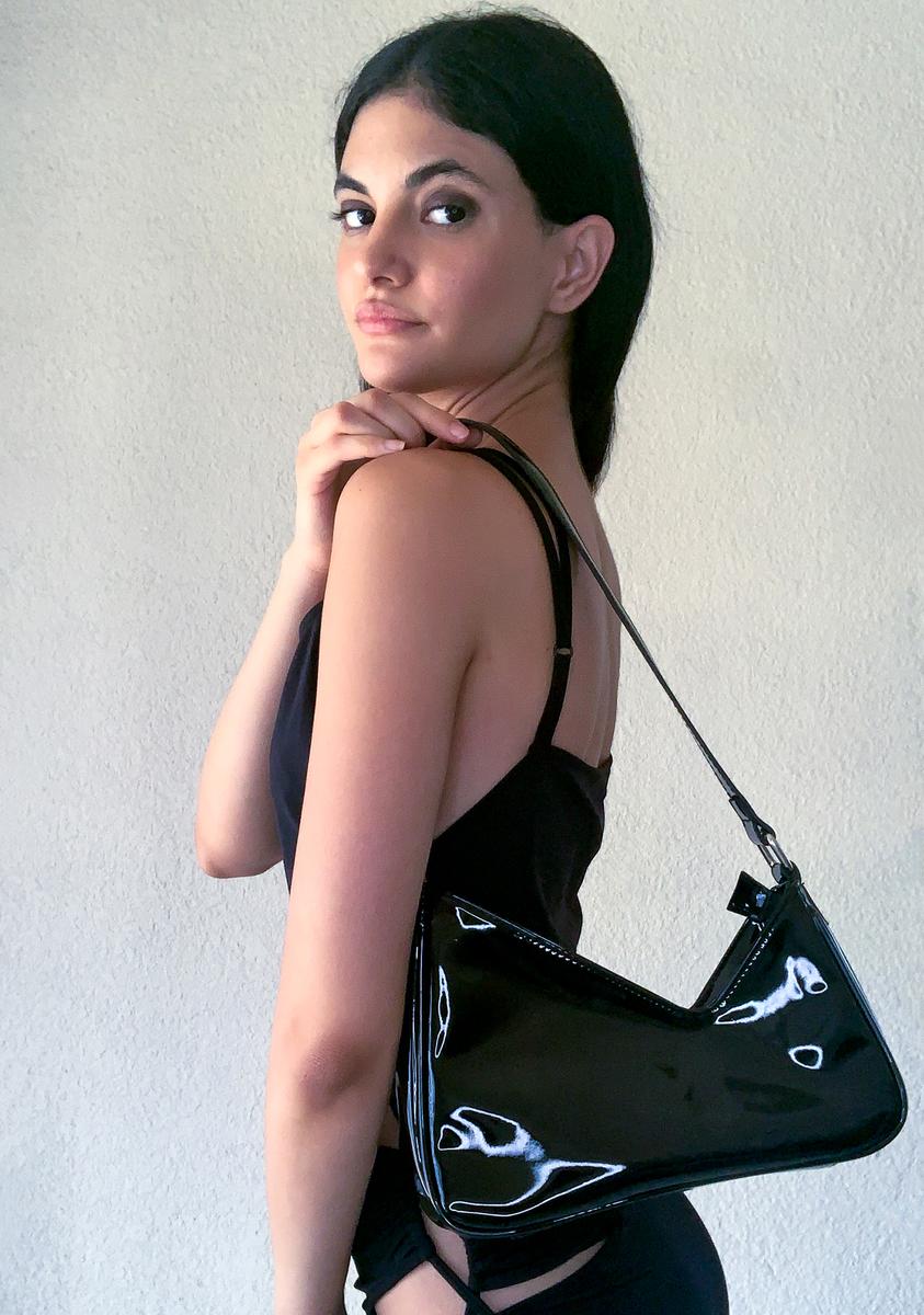 Poster Grl Asymmetrical Baguette Bag