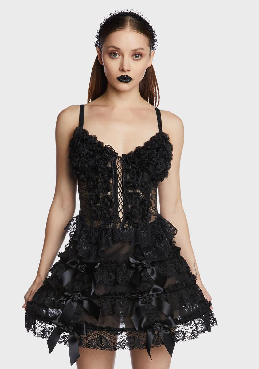 Grim In Bloom Corset Widow,New Products : American Fashion Style Bags On Sale