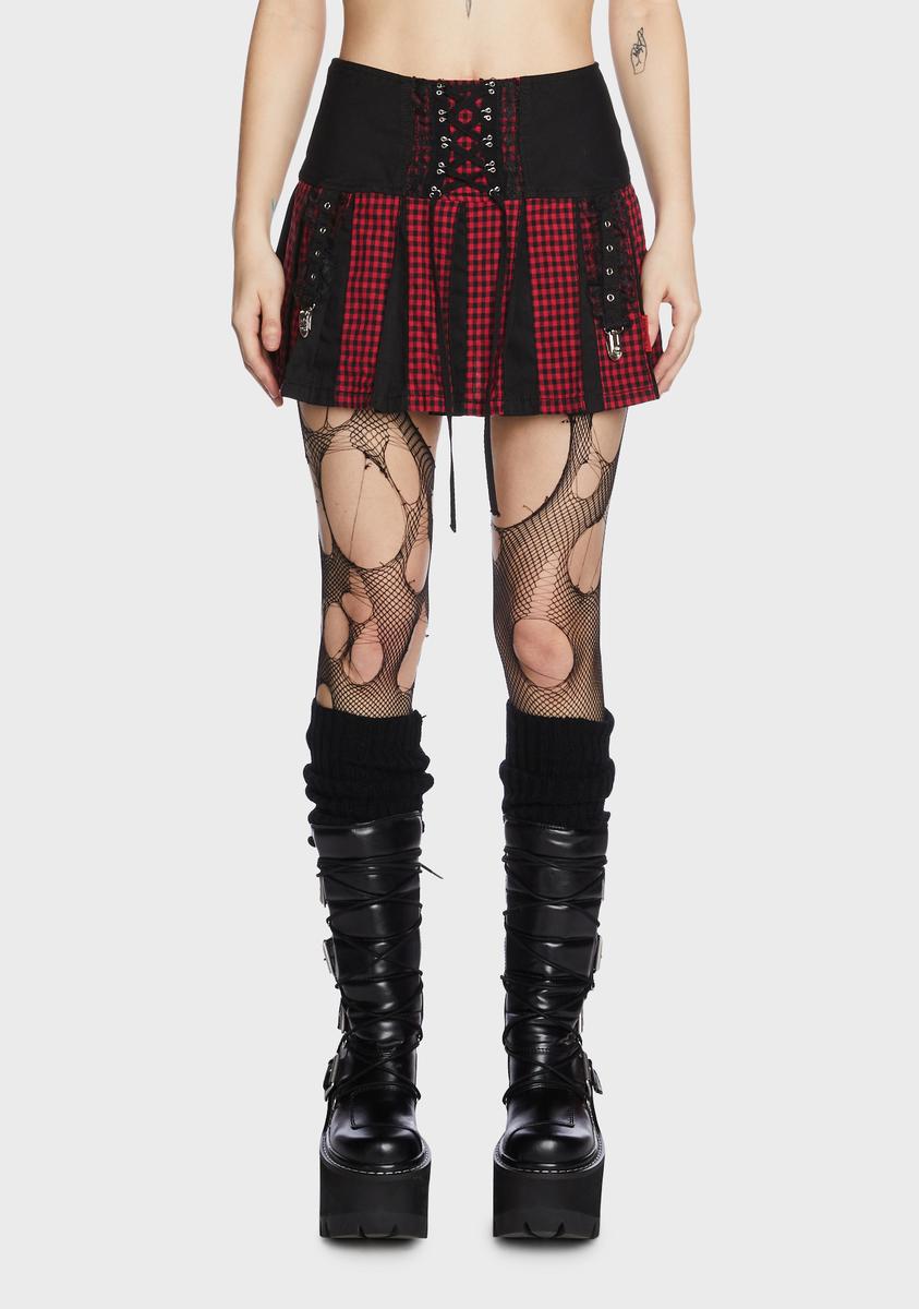 Black And Red Bo Peep Pleated Garter Skirt Tripp NYC,New Products : American Fashion Style Bags On Sale Black And Red Bo Peep Pleated Garter Skirt Tripp NYC,New Products : American Fashion Style Bags On Sale