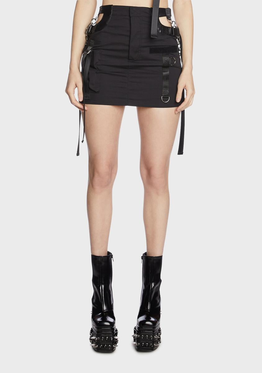 Bumster Cut-Out Mini Skirt Namilia,New Products : American Fashion Style Bags On Sale