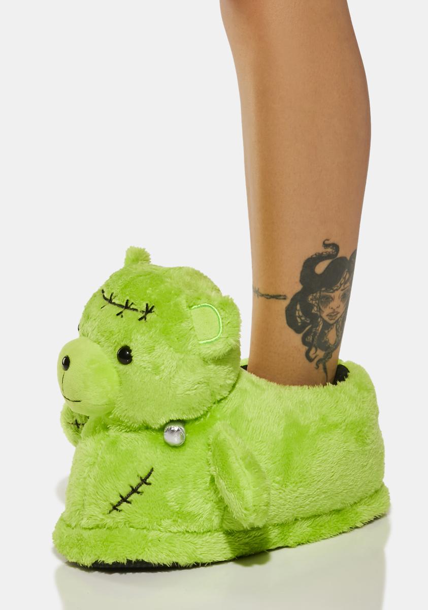 It's Alive! Frankenstein Slippers - alternate