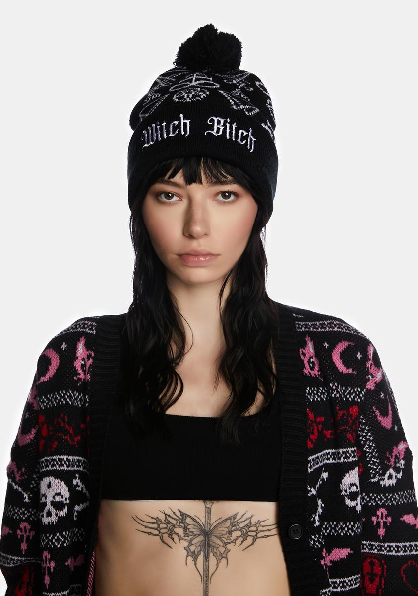 Witch Bitch Pom Pom Beanie Too Fast,New Products : American Fashion Style Bags On Sale Witch Bitch Pom Pom Beanie Too Fast,New Products : American Fashion Style Bags On Sale