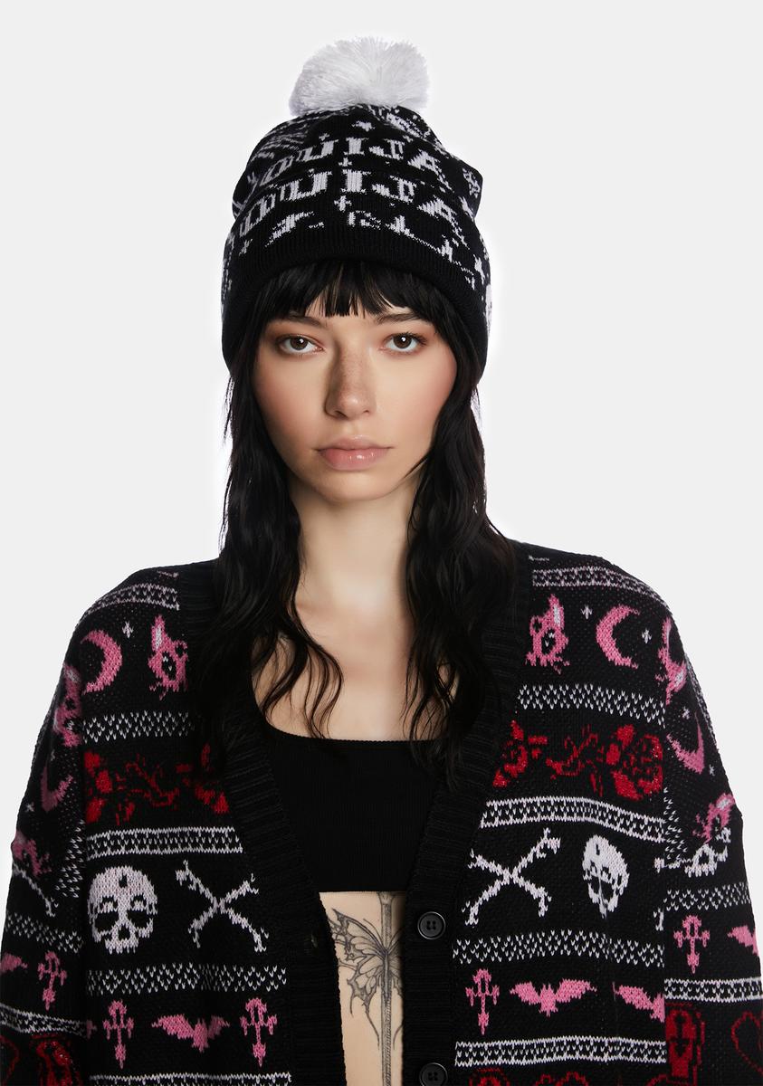 Ouija Pom Pom Beanie Too Fast,New Products : American Fashion Style Bags On Sale