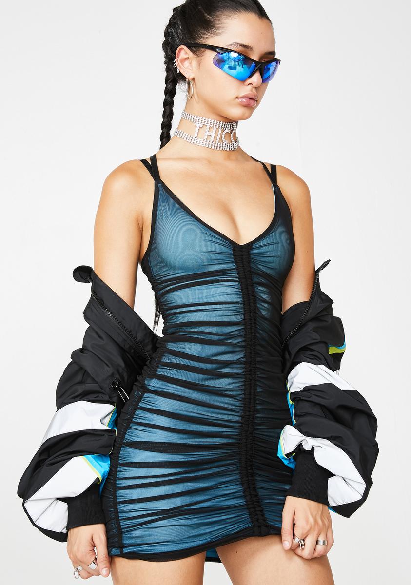 Swipe Right Mesh Dress