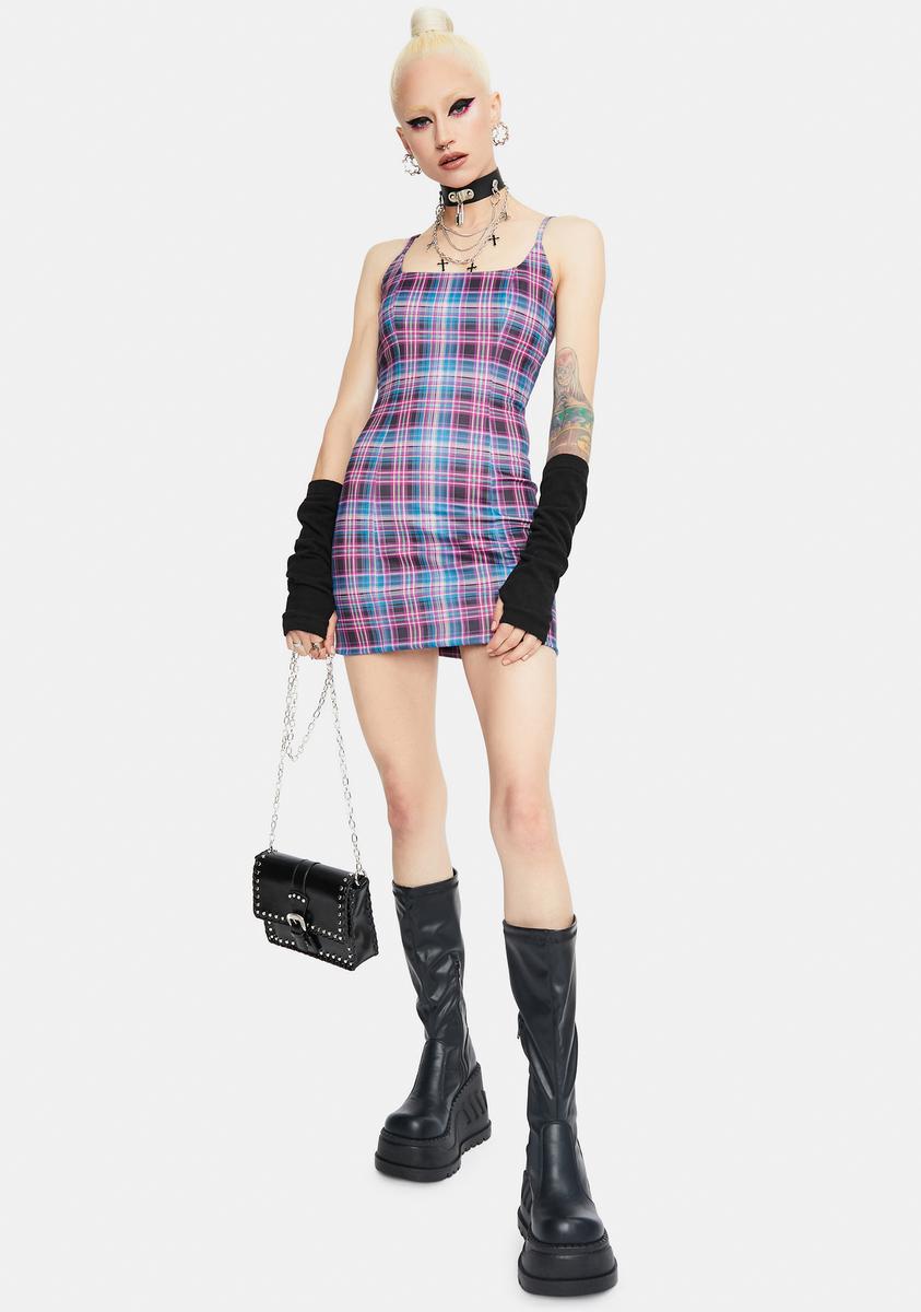 Plaid Bodycon Dress