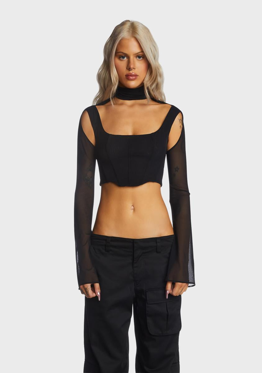 Black Crop Mesh Top Kiki Riki,New Products : American Fashion Style Bags On Sale Black Crop Mesh Top Kiki Riki,New Products : American Fashion Style Bags On Sale
