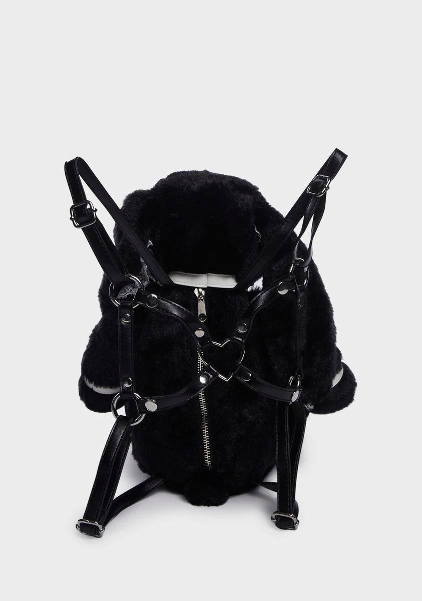 Widow Fuzzy Harness Bunny Backpack