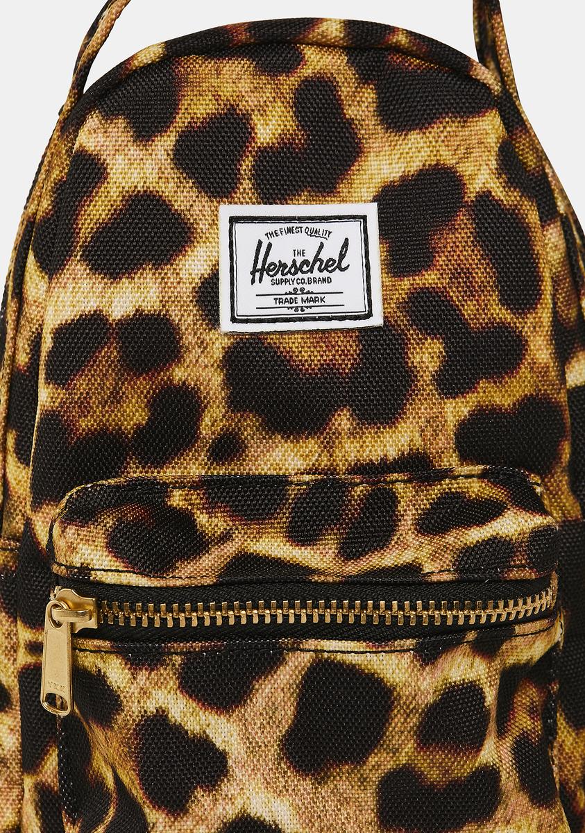 herschel animal print backpack Leopard Nova Crossbody Backpack