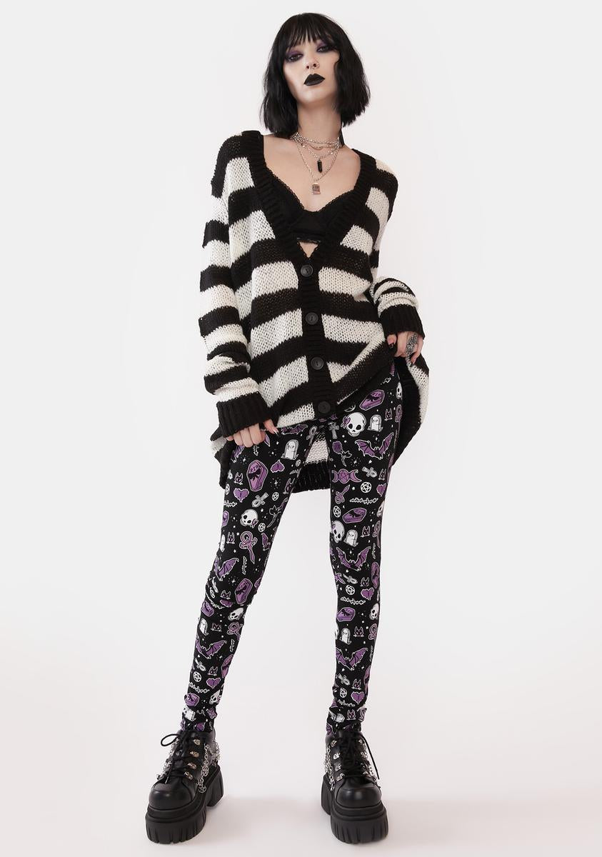 Dollskill black and white striped sweater sales