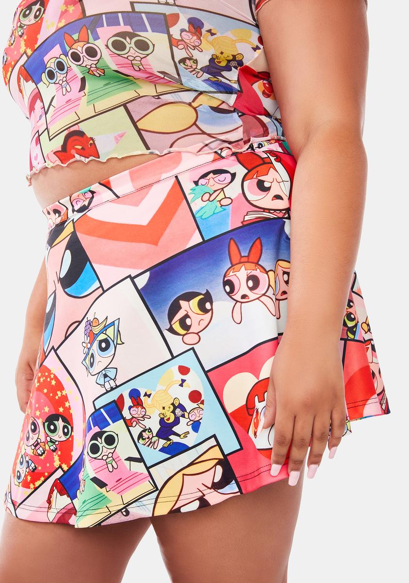 Plus Power Of Three Mini Skirt Dolls Kill x The Powerpuff Girls,Specials : American Fashion Style Bags On Sale Plus Power Of Three Mini Skirt Dolls Kill x The Powerpuff Girls,Specials : American Fashion Style Bags On Sale