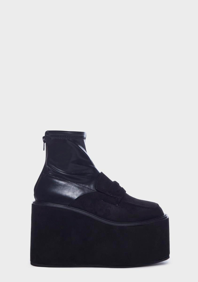 Soniya Platform Boots Lemon Drop by Privileged,New Products : American Fashion Style Bags On Sale