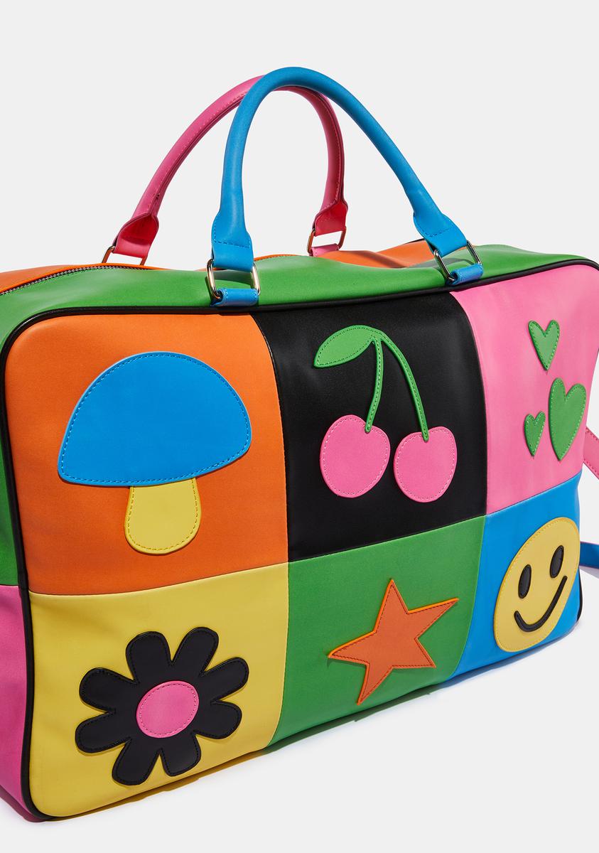 Under One Sky Rainbow Cat Weekender Bag