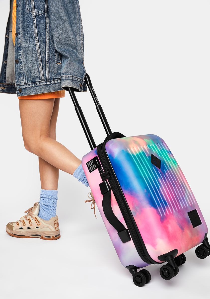Herschel Colorful Cloud Print Hard Shell Carry-On Four-Wheel Luggage ...
