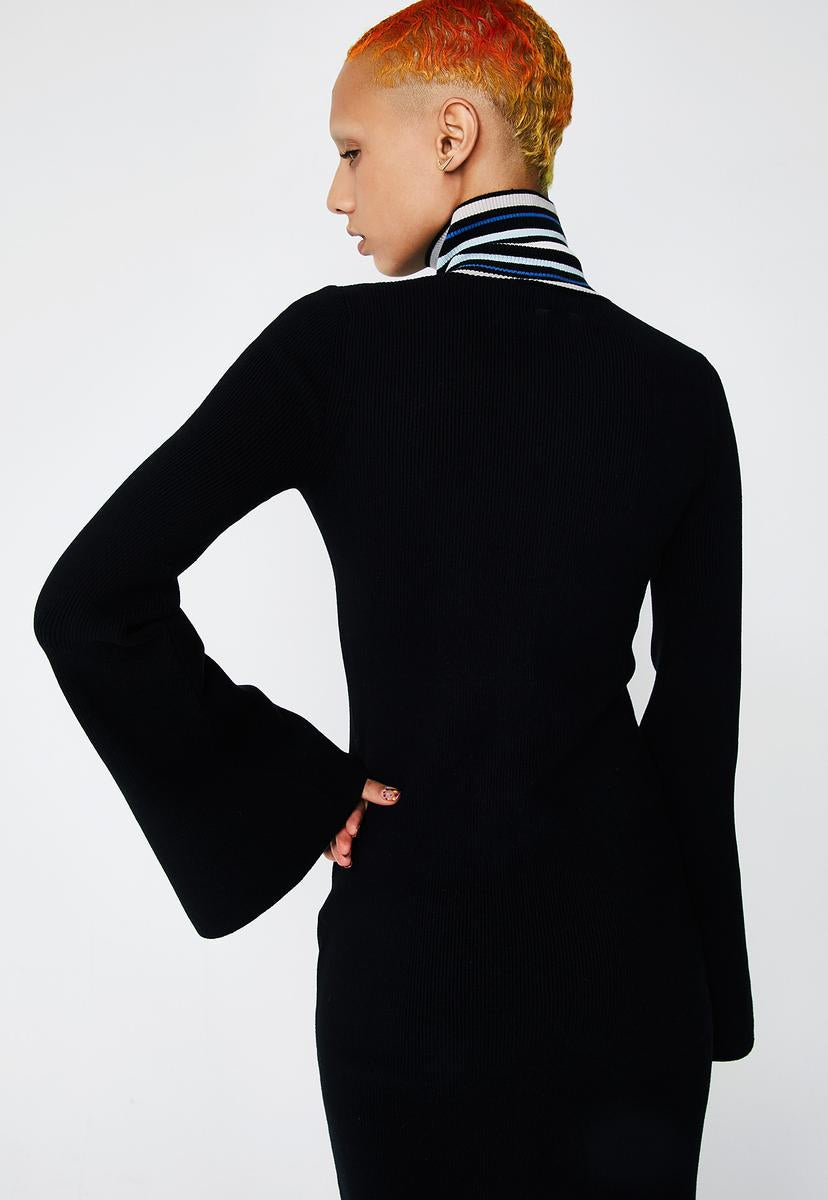 PUMA FENTY PUMA By Rihanna Zip-Up Sweater Maxi Dress Dolls Kill PUMA FENTY PUMA By Rihanna Zip-Up Sweater Maxi Dress Dolls Kill