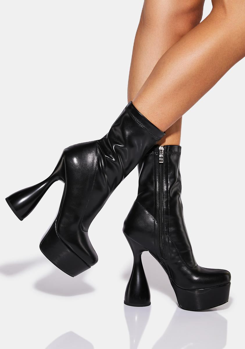 Apollo Chunky Platform Ankle Boots AZALEA WANG,Specials : American Fashion Style Bags On Sale