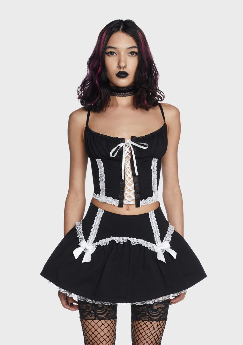Holy Devious Doll Lace Bustier Top Widow,New Products : American Fashion Style Bags On Sale Holy Devious Doll Lace Bustier Top Widow,New Products : American Fashion Style Bags On Sale