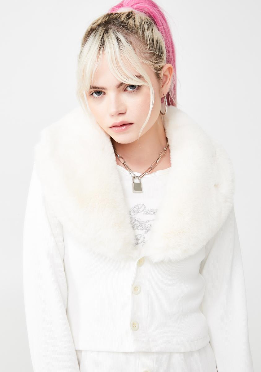 Faux Fur Collar Cardigan My Mum Made It,Specials : American Fashion Style Bags On Sale Faux Fur Collar Cardigan My Mum Made It,Specials : American Fashion Style Bags On Sale